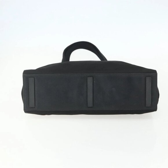 PRADA Tote Bag Nylon Black Silver Auth 151507 - Picture 5 of 16